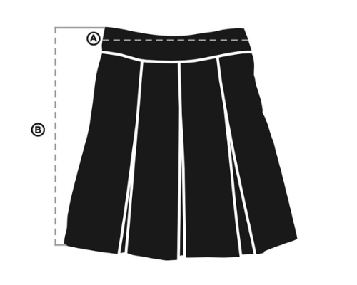 Skirt Size Guide – Highlands Uniforms
