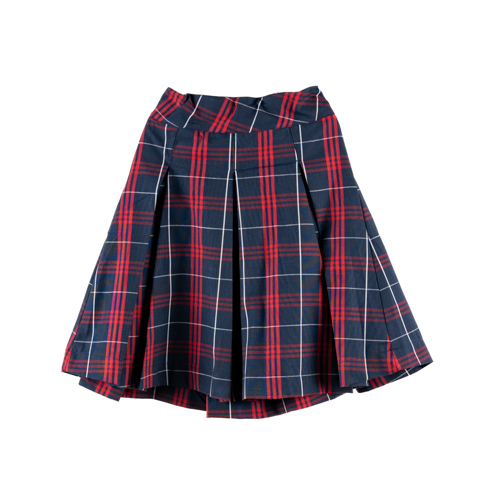 Musium Div. Plaid Pleated Skirt - Farfetch